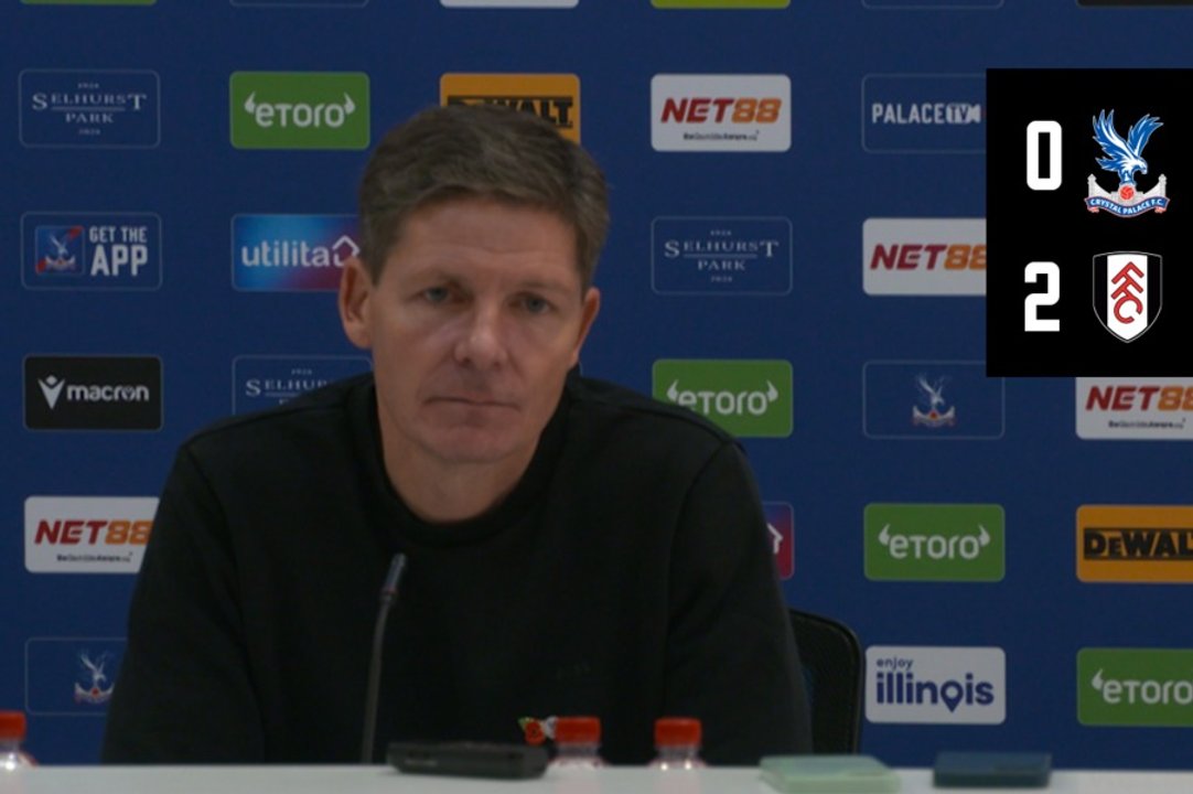 Post Match Press Conference: Fulham (H)