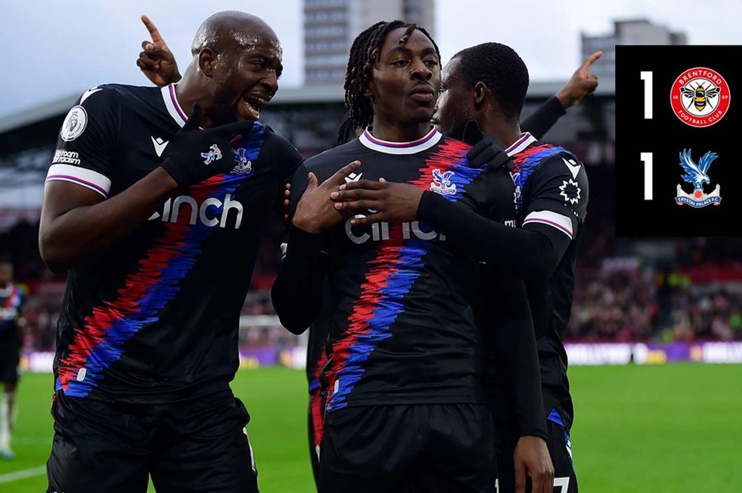 Match Action: Brentford 1-1 Crystal Palace