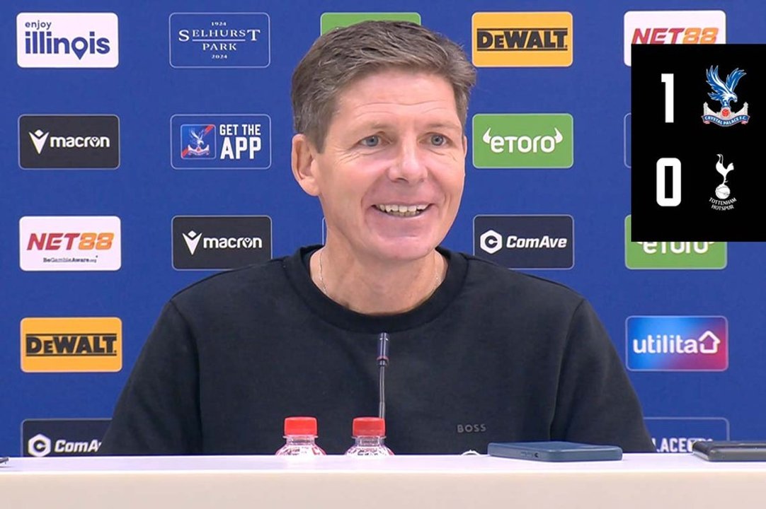 Post-match press conference: Tottenham Hotspur (H)