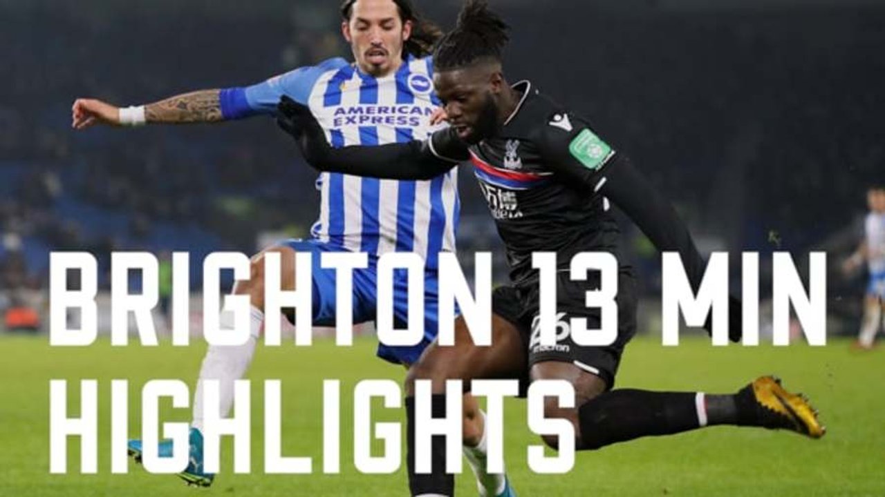 Brighton v Crystal Palace | 13 minute highlights